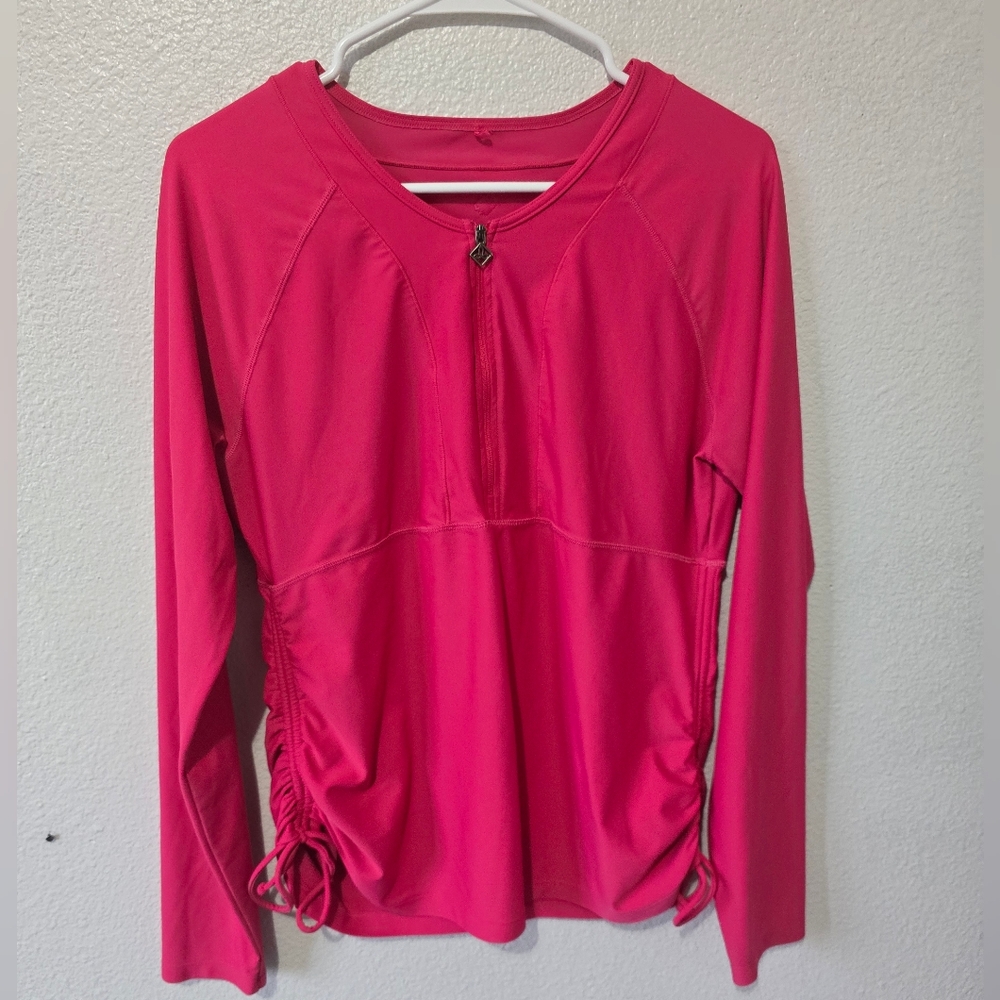 Prana Arwyn Sun Top Rash Guard Long Sleeve 1/4 Zip